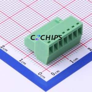 KF2EDGK-2.54-7P Plug-in Terminal Block P=2.54mm Connector ( Connector Type: Plug )( Construction: 1x7P )( Pitch: 2.54mm ) - Product Image 2