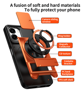 <span class=keywords><strong>Funda</strong></span> Protectora Antigolpes para Teléfono <span class=keywords><strong>OPPO</strong></span> <span class=keywords><strong>Reno</strong></span> 15 Pro Max, PC+TPU, con Ventana Deslizante y Soporte Magnético, para <span class=keywords><strong>Oppo</strong></span> <span class=keywords><strong>Reno</strong></span> 15F, <span class=keywords><strong>Funda</strong></span> <span class=keywords><strong>Reno</strong></span> 15C - Product Image 6