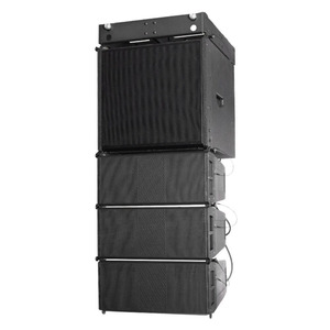 Amplificatore Professionale da 1000W per Diffusione Sonora, Cassa Acustica in Plastica e Legno 2x6.5\", Cassa in Metallo 15\", Sistema <span class=keywords><strong>Line</strong></span> <span class=keywords><strong>Array</strong></span> con DSP per Palco ed Esterni - Product Image 1