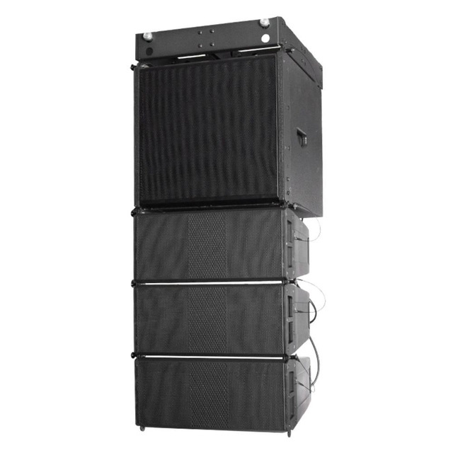 2x6.5" Plastic Wooden 15" Metal Speaker Box Line Array DSP Speaker 1000W Professional Public Address Amplifier for Stage Outdoor