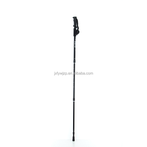 Bastón de montaña OEM/ODM bastones de senderismo al aire libre bastones para senderismo 3 secciones mango recto 6 colores - Product Image 5