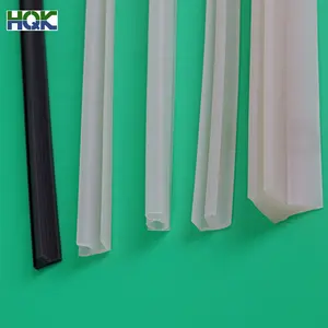 Rubber Strip Door Seal High Quality Waterproof E/P/H/U/T Shape Flexible Silicone Rubber Strip Sliding Door Seal