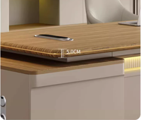 Patron bureau simple moderne bureau lumière luxe senior sens chaise combinaison président grande classe bureau gestionnaire mobilier de bureau