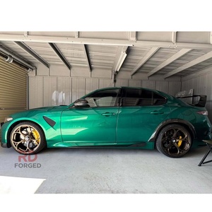 Jantes forgées en alliage personnalisées noires monobloc 17-22 pouces 5X120/112/113.4 pour Alfa Romeo Giulia Giulietta 2012 <span class=keywords><strong>Gta</strong></span> - Product Image 3