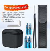 Kit de herramientas de fibra óptica FTTH para conexión en frío y terminación con cortadora de fibra y medidor de potencia óptica
