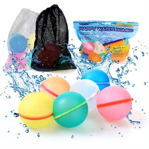 Summer Outdoor Beach Toy Kids Pool Party Splash <span class=keywords><strong>Polo</strong></span> Toy <span class=keywords><strong>Water</strong></span> Kids Toy Easy Quick Fill Rechargeable Reusable <span class=keywords><strong>Water</strong></span> Balloon - Product Image 5