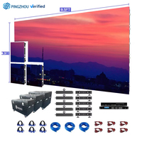 Pantalla LED para Publicidad Digital de Interior/Exterior de 500x1000 mm, Pantalla de Señalización Digital con Paso de Píxeles P3.91/P4.81, IP65 Resistente al Agua, 1080P