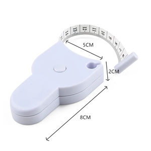 Cinta métrica autoajustable al por mayor de 150 cm/60 pulgadas para costura, sastrería y confección de vestidos, para cintura, pecho y piernas - Product Image 2