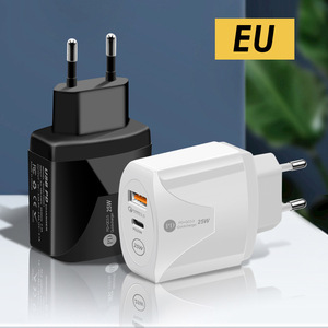 25W PD Type-C Chargeur de téléphone à charge rapide QC3.0 5V5A Multi-Port EU US UK Plug Adapter pour iPhone Samsung Xiaomi Huawei - Product Image 2