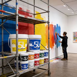 Pinturas Acrílicas de Colores Profesionales para Arte, 27 Colores, 1L, para Pintar sobre Lienzo - Product Image 5