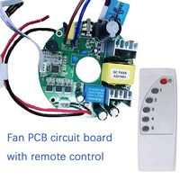 Hot Sell Solar Panels 12V DC BLDC Ceiling Fan PCB Circuit Board Electronic Circuit Board With Remote Control