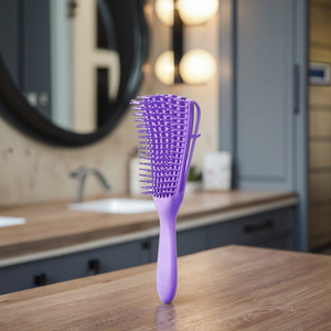 Hot Phong Cách Thân Thiện Với Môi Tám-Claw Afro Kết Cấu Tóc Lược Nhỏ Gọn Mái Chèo Vent Salon Sử Dụng Nylon Bàn Chải Cho Xoăn Detangling - Product Image 1