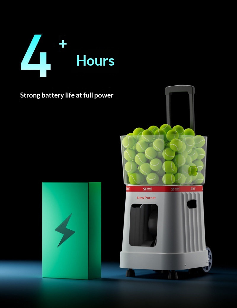 Siboasi T1 Heim-Tennisballmaschine für professionelles AI-Training mit App-/Fernbedienung und mehreren Ballrouten****^^^^ https://www.siboasi.com