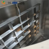 Réservoir de Stockage de Chocolat à Haute Productivité en Acier Inoxydable SS304 Poli Miroir, Chauffage à Double Enveloppe (Enveloppe d'Eau) pour Usine de Snacks