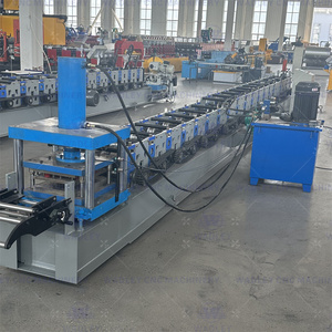 90*70mm 100*70mm Heavy Duty Warehouse <b>Storage</b> Metal Upright <b>Racking</b> Post Roll Forming Machine - Product Image 5