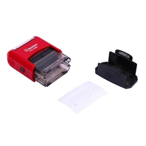 Timbro fai da te fornisce <span class=keywords><strong>2</strong></span> colori maniglia in gomma logo personalizzato auto inchiostro timbro materiale in bianco per la realizzazione di francobolli - Product Image 5