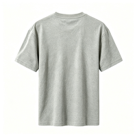 T-shirt Homme Oversize à Épaules Tombantes 100% Coton 180 g/m² avec Impression de Logo Personnalisé, Doux et Respirant, Plus de 30 Couleurs Disponibles