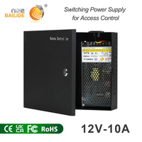 Alimentation électrique pour contrôle d'accès BLD-12V-10A-120W, contrôleur multi-portes, système de châssis pour système de contrôle d'accès
