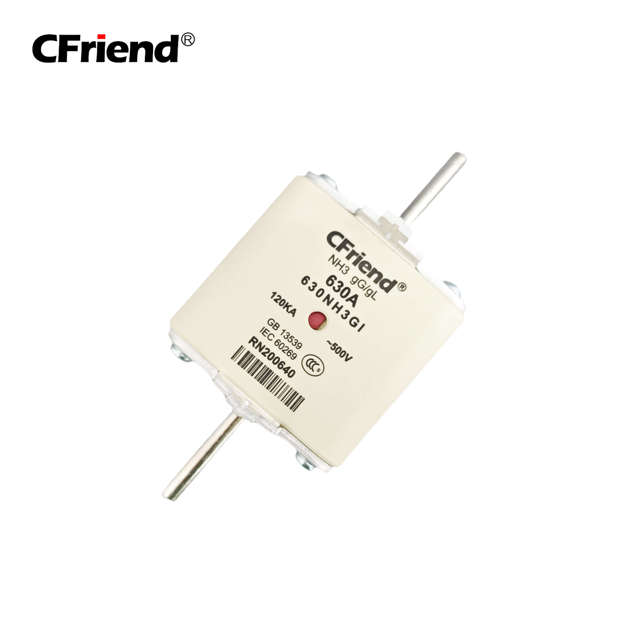 CFriend NH3/NH4 Fuse Link 120KA Breaking Capacity Copper & Ceramic Indicating for Low Voltage Applications
