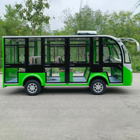Bus électrique touristique 14 places zéro émission pour le transport dans les sites touristiques et les excursions urbaines sur de courtes distances, fonctionnement silencieux