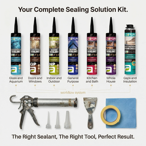 Free Samples Eco-Friendly Neutral <strong>Silicone</strong> 0 Odor Waterproof Weather Resistant <strong>Silicone</strong> Sealant <strong>for</strong> Indoor Outdoor Decoration - Product Image 2