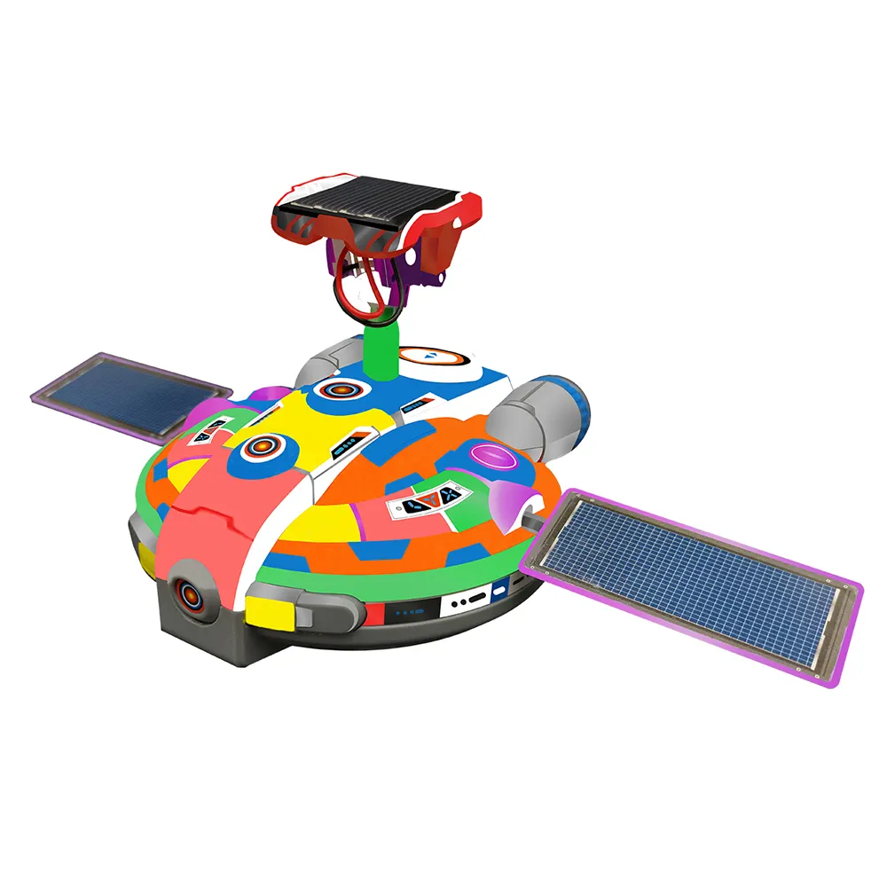 Assembled Toys Kids Self-Assembling Solar Toy Car 3-in-1 with painting function Intelligent Robot