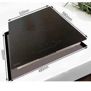 Built-in 3 Zone Infrared Hot Plates Stove Touch Control Infrared Cooker 220V - Product Image 4