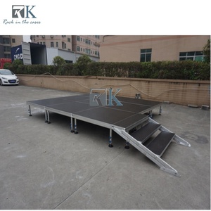 Scène portable carrée en alliage d'aluminium à prix de gros pour concerts et événements en intérieur et en extérieur - Product Image 4