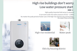 Giá Rẻ Giá 13L 35 Wát Sưởi ấm nhanh kỹ thuật số LED màn hình cảm ứng hiển thị màu trắng tinh khiết tankless <span class=keywords><strong>gas</strong></span> Máy nước nóng cho vòi hoa sen - Product Image 5