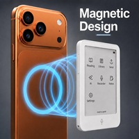 Harga Pabrik OEM Logo Kustom 3.68 Inci 4G E-reader Magnetik AI MP3 Kartu TF Pelindung Mata Mini E-reader E-ink Ereader