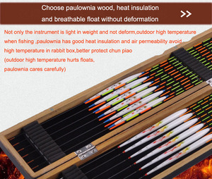 Scatola galleggiante in legno di sicomoro 20L capacità attrezzatura preferita accessori per attrezzatura da pesca per uso esterno fiume torrente - Product Image 3