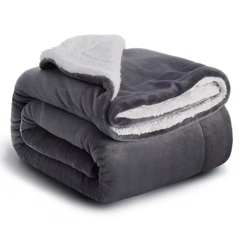 Современная оптовая продажа, на заказ, Фланелевое Флисовое одеяло из плотной норки, теплое одеяло из кораллового флиса для зимы