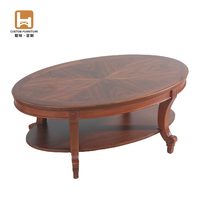 Table d'appoint en chêne bouleau américain pur sculpté à la main Table d'angle ronde en bois massif de bouleau Table basse en parquet prix de gros