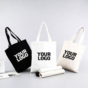 Bolsos de Lona de Algodón con Letras Personalizadas, Estilo Moderno, para Mujer, con Bolsillo, para Clases y Trabajo - Product Image 1