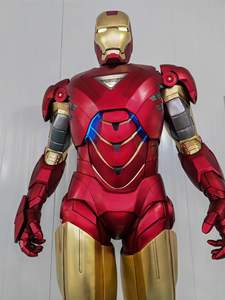 Costume d'armure Iron Man MK6 de taille réelle, entièrement fonctionnel, éclairage LED, statue de collection pour décoration intérieure - Product Image 3