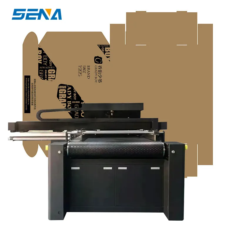 Máquina de impresión de cartón digital Boquilla HP Impresión de cartón corrugado Impresión de cartón de alta velocidad