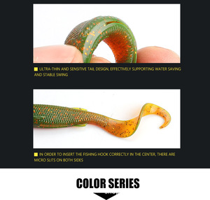 Señuelo de Pesca Supercontinent Swimbait Shad S-Tail, Cebo Suave de 5cm/6.5cm para Pesca de Lúcio, Lucioperca y Depredadores, con Ojos 3D - Product Image 3