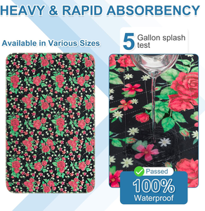 Coussinets souples absorbants réutilisables à 4 couches de qualité supérieure Couches en tissu lavables <span class=keywords><strong>pour</strong></span> <span class=keywords><strong>personnes</strong></span> âgées et handicapées - Product Image 2