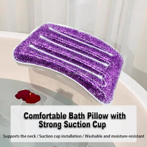Bantal Es Leher PVC Biru dengan Suction Cup Anti Selip dan Tahan Air untuk Terapi Rehabilitasi dan Perawatan Kesehatan Pribadi - Product Image 1