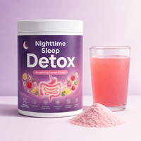 Poudre Détox Sommeil OEM ODM Marque Privée Bien-être Digestif Nocturne Framboise Citron Soutien au Sommeil