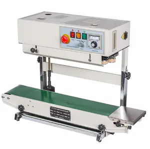 Sellador de bolsas de fecha de impresión comercial Codificación de sellos pequeña máquina de sellado térmico