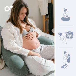 Cuscino di Supporto per il Corpo in Gravidanza Certificato OEKO-TEX, a Forma di U, Comodo e Adattabile per l'<span class=keywords><strong>Allattamento</strong></span> - Product Image 4