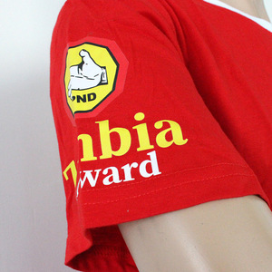 Camiseta de Cuello Redondo con Estampado Completo 200% Algodón Vintage de la Campaña Electoral Presidencial General de Zambia, África - Product Image 2