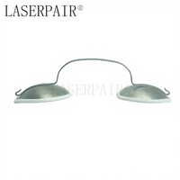 Lunettes de sécurité laser sans monture en métal, certifiées CE, haute protection (200-11000 nm OD8+), verres non traités, pour usage médical et esthétique