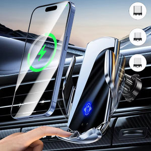 Soporte para Teléfono con Sensor Automático Q15, Cargador para Auto, Carga Inalámbrica de 15W, Sensor Triple Inteligente y Soporte Magnético para IOS y Android - Product Image 3