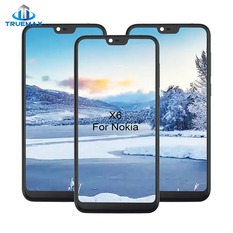 For Nokia 6 TA-1021 LCD Display For Nokia 6.1 6(2018) TA-1043 LCD Display Touch Screen Digitizer Assembly Nokia 5.1 Plus/ X5 LCD