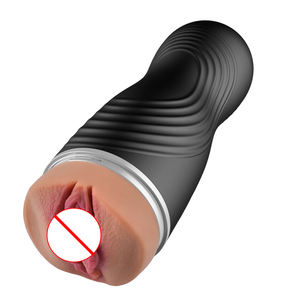 ถ้วยช่วยตัวเองรูปทรงช่องคลอดสมจริง พร้อมระบบดูดกระตุ้นและสั่นสะเทือนที่แน่นหนาเป็นพิเศษ |   เครื่องช่วยตัวเองชายแบบอัตโนมัติเต็มรูปแบบ - Product Image 1