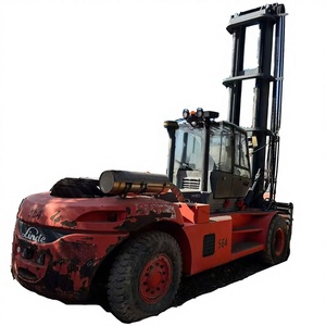 Used Linde H160 Forklift Perkins Diesel Engine Hydraulic Side Shifter Offroad Capability 16 Ton Capacity <b>Material</b> <b>Handling</b> - Product Image 1