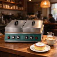 Plaque de cuisson électrique commerciale pour soufflés et crêpes, machine à Dorayaki avec plaque en cuivre de 8 mm, contrôle numérique ou par bouton