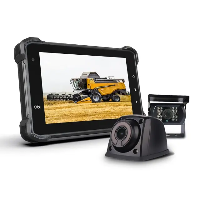 New 10 Inch Rugged Android Vehicle Tablet with 4 cameras input built in 4G WIFI GPS for Mining Solution